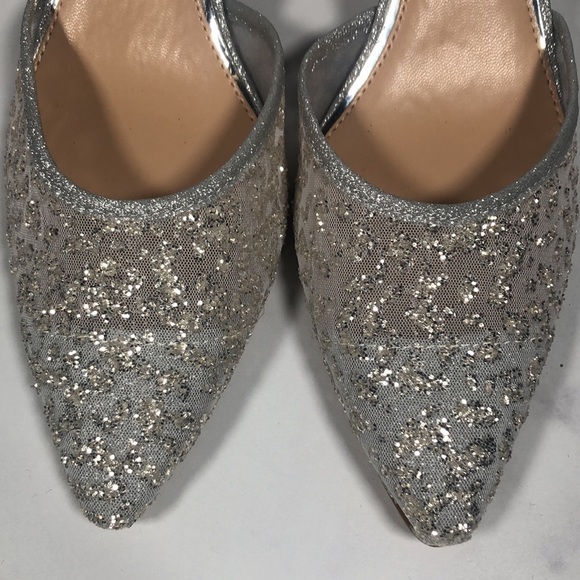 JEWEL BADGLEY MISCHKA--Avalon Glitter d'Orsay Pumps, Size 7.5M - Picture 7 of 10